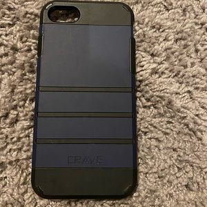 iPhone 8 hard cover, two tone made by Crave. Excellent condition.